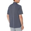 imageCallaway Mens Swing Tech Mini Print Short Sleeve Golf Polo Shirt MoistureWicking Ventilated Fabric Sun ProtectionMedieval Blue  Jacquard