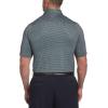 imageCallaway Mens Swing Tech Mini Print Short Sleeve Golf Polo Shirt MoistureWicking Ventilated Fabric Sun ProtectionMicro Tattersall Caviar