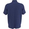 imageCallaway Mens Swing Tech Mini Print Short Sleeve Golf Polo Shirt MoistureWicking Ventilated Fabric Sun ProtectionMicro Tattersall Peacoat