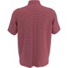 imageCallaway Mens Swing Tech Mini Print Short Sleeve Golf Polo Shirt MoistureWicking Ventilated Fabric Sun ProtectionMicro Tattersall Red Velvet
