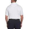 imageCallaway Mens Swing Tech Mini Print Short Sleeve Golf Polo Shirt MoistureWicking Ventilated Fabric Sun ProtectionSolid Bright White