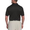 imageCallaway Mens Swing Tech Mini Print Short Sleeve Golf Polo Shirt MoistureWicking Ventilated Fabric Sun ProtectionSolid Caviar