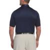 imageCallaway Mens Swing Tech Mini Print Short Sleeve Golf Polo Shirt MoistureWicking Ventilated Fabric Sun ProtectionSolid Peacoat 2