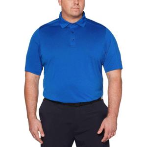imageCallaway Mens Swing Tech Mini Print Short Sleeve Golf Polo Shirt MoistureWicking Ventilated Fabric Sun ProtectionLapis Blue  Jacquard
