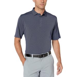 imageCallaway Mens Swing Tech Mini Print Short Sleeve Golf Polo Shirt MoistureWicking Ventilated Fabric Sun ProtectionMedieval Blue  Jacquard