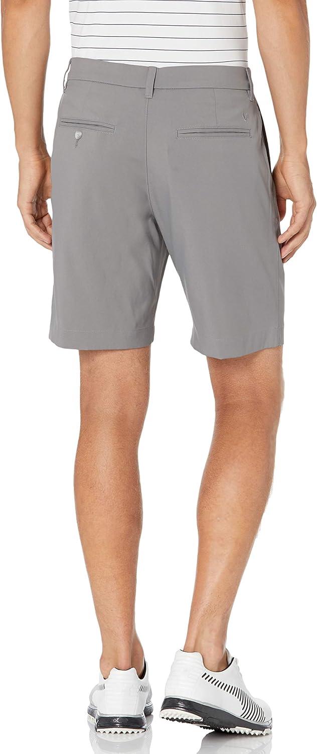 imageCallaway Mens OptiStretch Solid Short with Active WaistbandQuiet Shade