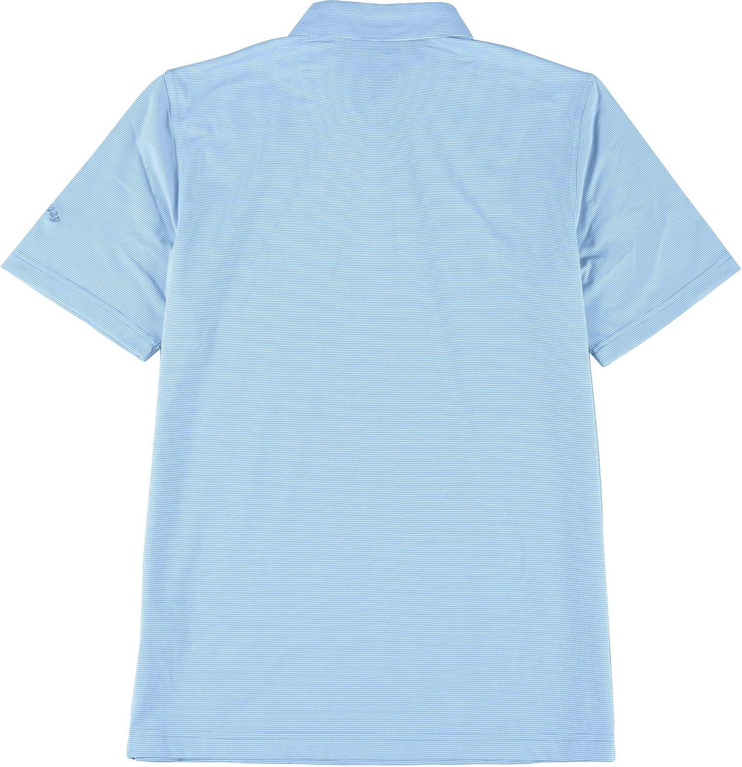 imageCallaway Mens Pro Spin Fine Line Short Sleeve Golf Polo Stretch MoistureWicking Sun Protection Available in Big ampamp TallMarina