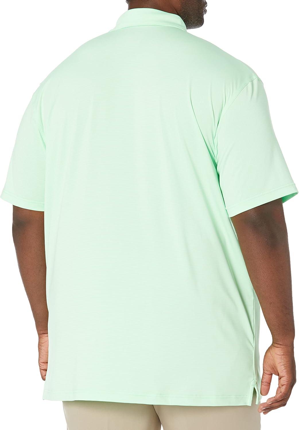 imageCallaway Mens Pro Spin Fine Line Short Sleeve Golf Polo Stretch MoistureWicking Sun Protection Available in Big ampamp TallSummer Green