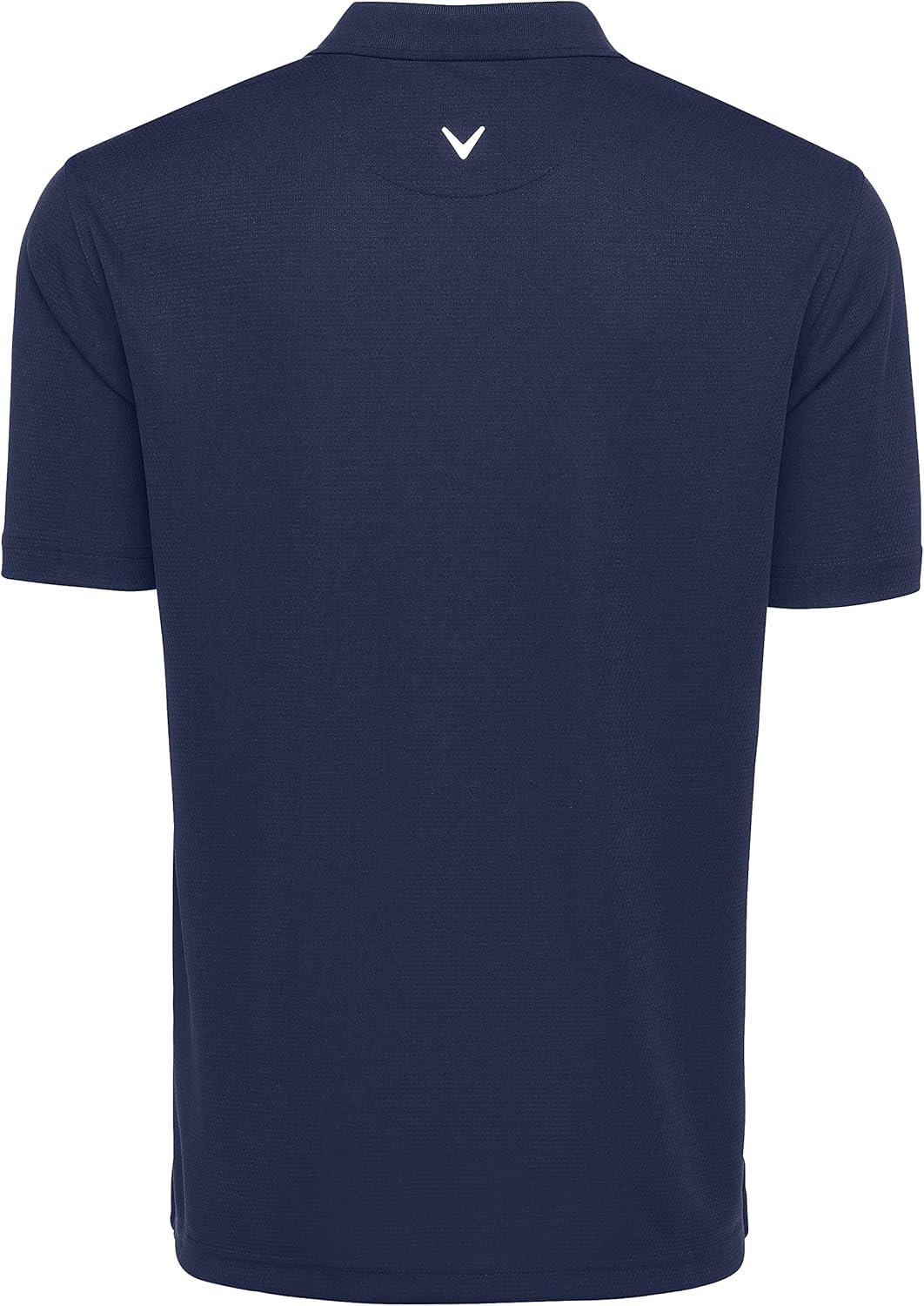 imageCallaway Mens Short Sleeve Core Performance Stretch Golf Polo Sun Protection MoistureWicking Available in Big ampamp TallPeacoat
