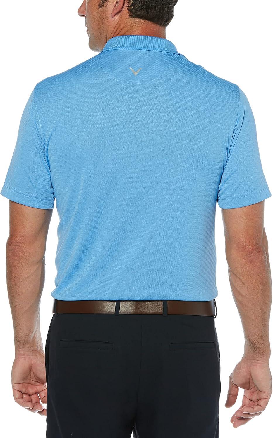 imageCallaway Mens Short Sleeve Core Performance Stretch Golf Polo Sun Protection MoistureWicking Available in Big ampamp TallProvence