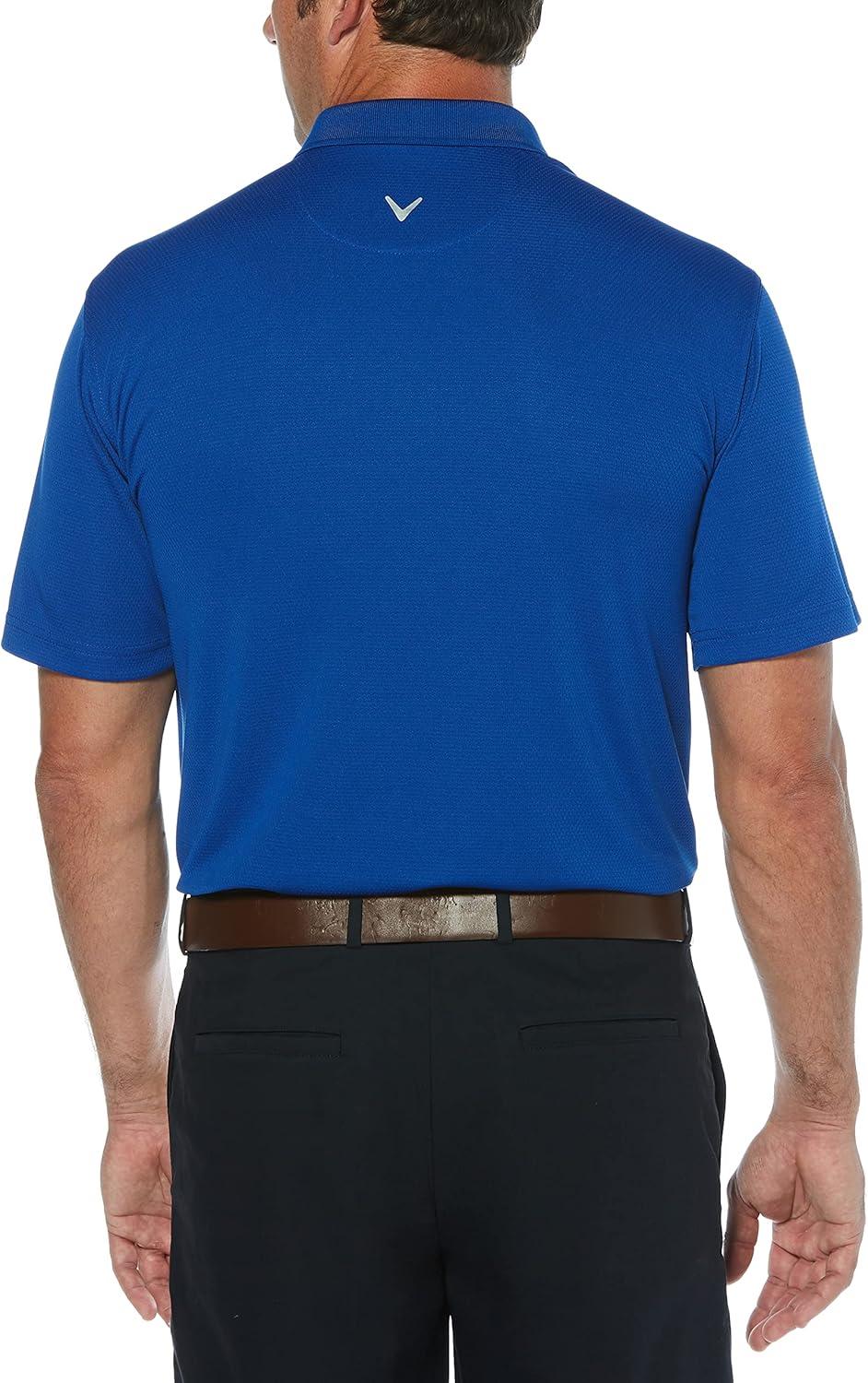 imageCallaway Mens Short Sleeve Core Performance Stretch Golf Polo Sun Protection MoistureWicking Available in Big ampamp TallSurf the Web