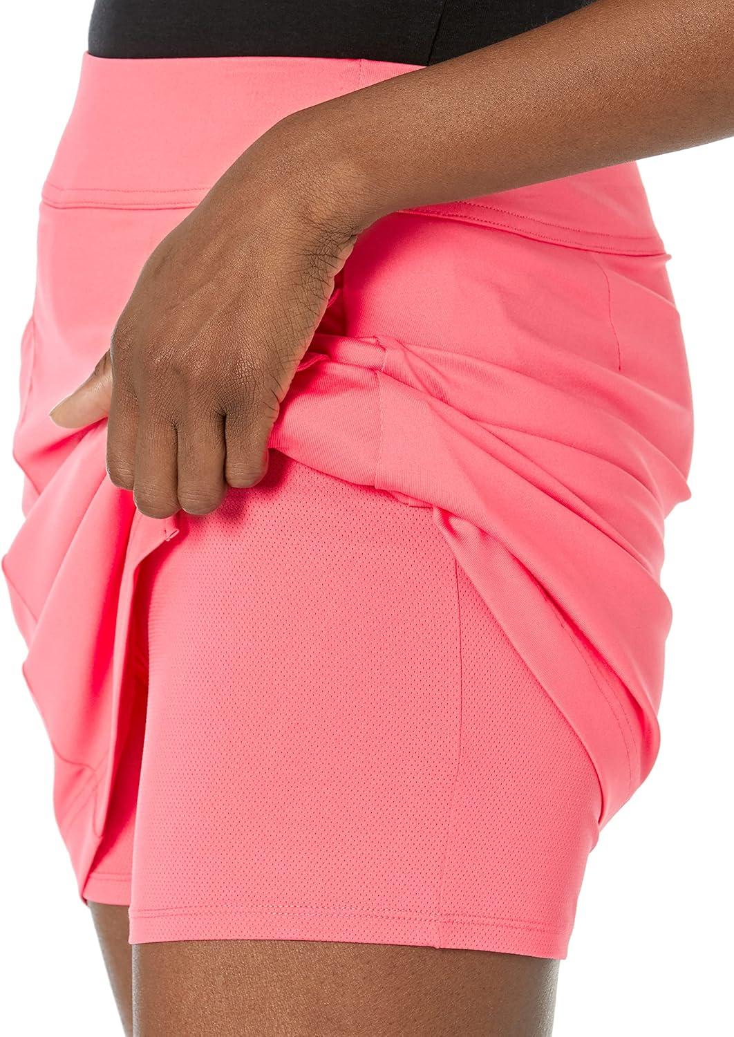 imageCallaway Womens 17quot OptiDri Solid Golf Skort With Stretch Fabric and TrueSculpt Slimming TechnologyCoral Paradise