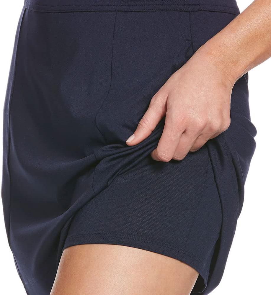 imageCallaway Womens 17quot OptiDri Solid Golf Skort With Stretch Fabric and TrueSculpt Slimming TechnologyPeacoat