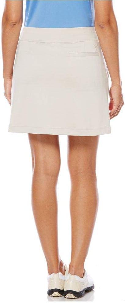 imageCallaway Womens 17quot OptiDri Solid Golf Skort With Stretch Fabric and TrueSculpt Slimming TechnologySilver Lining