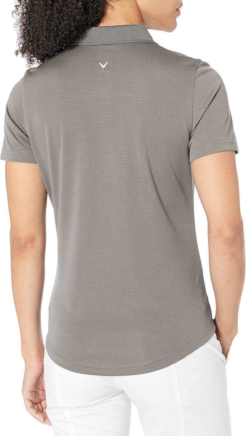 imageCallaway Womens Short Sleeve OptiDri Core Performance Golf Polo Shirt Size Small  3XSmoked Pearl