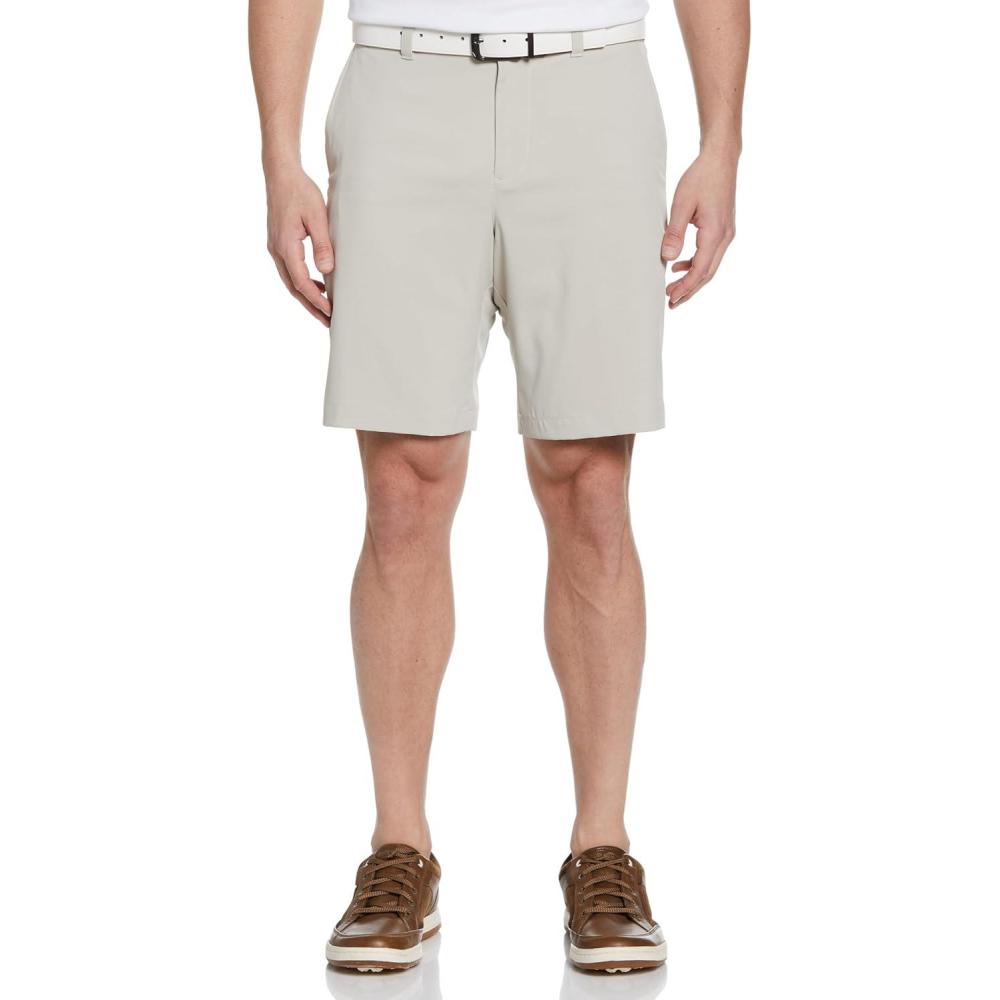 imageCallaway Mens OptiStretch Solid Short with Active WaistbandSilver Lining