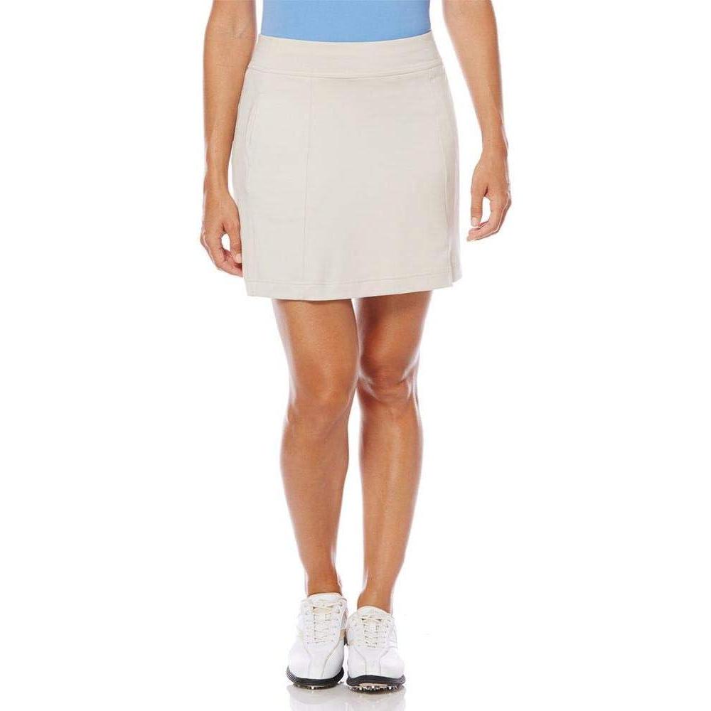 imageCallaway Womens 17quot OptiDri Solid Golf Skort With Stretch Fabric and TrueSculpt Slimming TechnologySilver Lining