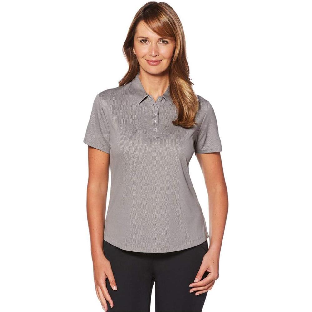 imageCallaway Womens Birdseye Golf Polo Cooling Technology Sun Protection Moisturewicking Performance Collared ShirtQuiet Shade