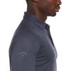 imageCallaway Mens Long Sleeve Moisture Wicking Golf Polo Shirt with Stretch Fabric Available in Big ampamp TallNavy Chambray Heather