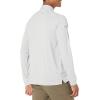 imageCallaway Mens Long Sleeve Moisture Wicking Golf Polo Shirt with Stretch Fabric Available in Big ampamp TallWhite Grey Htr