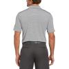 imageCallaway Mens Pro Spin Fine Line Short Sleeve Golf Polo Stretch MoistureWicking Sun Protection Available in Big ampamp TallAsphalt
