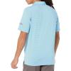 imageCallaway Mens Pro Spin Fine Line Short Sleeve Golf Polo Stretch MoistureWicking Sun Protection Available in Big ampamp TallMalibu Blue