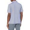 imageCallaway Mens Pro Spin Fine Line Short Sleeve Golf Polo Stretch MoistureWicking Sun Protection Available in Big ampamp TallMazarine Blue