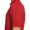 imageCallaway Mens Pro Spin Fine Line Short Sleeve Golf Polo Stretch MoistureWicking Sun Protection Available in Big ampamp TallTango Red