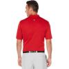 imageCallaway Mens Short Sleeve Core Performance Stretch Golf Polo Sun Protection MoistureWicking Available in Big ampamp TallChili Pepper