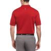 imageCallaway Mens Short Sleeve Core Performance Stretch Golf Polo Sun Protection MoistureWicking Available in Big ampamp TallChili Pepper