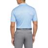 imageCallaway Mens Short Sleeve Core Performance Stretch Golf Polo Sun Protection MoistureWicking Available in Big ampamp TallLight Blue Pin Check