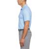 imageCallaway Mens Short Sleeve Core Performance Stretch Golf Polo Sun Protection MoistureWicking Available in Big ampamp TallLight Blue Pin Check