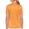 imageCallaway Womens Quarter Zip Short Sleeve Heather Golf Polo ShirtNectarine Htr