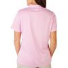 imageCallaway Womens Quarter Zip Short Sleeve Heather Golf Polo ShirtSunset Pink Htr