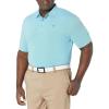 imageCallaway Mens Pro Spin Fine Line Short Sleeve Golf Polo Stretch MoistureWicking Sun Protection Available in Big ampamp TallHawaiian Ocean