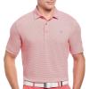 imageCallaway Mens Pro Spin Fine Line Short Sleeve Golf Polo Stretch MoistureWicking Sun Protection Available in Big ampamp TallTeaberry