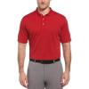 imageCallaway Mens Short Sleeve Core Performance Stretch Golf Polo Sun Protection MoistureWicking Available in Big ampamp TallChili Pepper