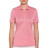 imageCallaway Womens Quarter Zip Short Sleeve Heather Golf Polo ShirtFruit Dove Htr