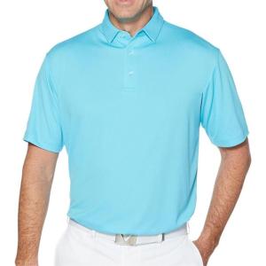 imageCallaway Birdseye Golf Polo with Cooling Technology Sun Protection MoistureWicking Athletic Collared Shirts for MenBlue Atoll