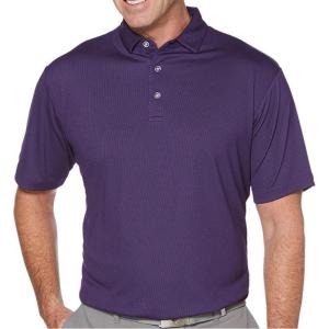 imageCallaway Birdseye Golf Polo with Cooling Technology Sun Protection MoistureWicking Athletic Collared Shirts for MenParachute Purple