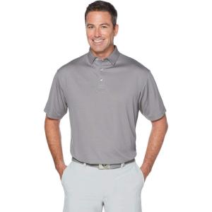 imageCallaway Birdseye Golf Polo with Cooling Technology Sun Protection MoistureWicking Athletic Collared Shirts for MenQuiet Shade
