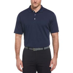 imageCallaway Mens Short Sleeve Core Performance Stretch Golf Polo Sun Protection MoistureWicking Available in Big ampamp TallPeacoat