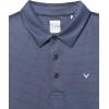 imageCallaway Mens Chevron Foulard Print Golf Polo Stretch Seams Sun Protection Available in Big ampamp TallCaviar Black