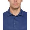 imageCallaway Mens Chevron Foulard Print Golf Polo Stretch Seams Sun Protection Available in Big ampamp TallPeacoat