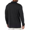 imageCallaway Mens Long Sleeve Core Performance Polo OptiDri Technology Sun Protection Golf Polo Shirts for MenBlack