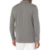 imageCallaway Mens Long Sleeve Core Performance Polo OptiDri Technology Sun Protection Golf Polo Shirts for MenSmoked Pearl