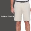 imageCallaway Mens Performance Flat Front Pro Spin 30 Golf Shorts With Active WaistbandSleet