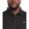 imageCallaway Mens Swing Tech Short Sleeve Golf Polo Shirt Size Small6x Big ampamp TallSolid Caviar
