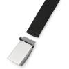 imageCallaway Mens VLogo Web Golf Belt with Durable Textured Stretch Material and Metal Tip Adjustable BuckleCaviar Black