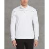 imageCallaway Mens Weather Series  Zip Mock Neck Pullover for Men Extended Sizes Mens Performance ApparelWhite